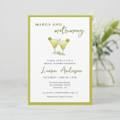 Invitation Chic Margs et matrimoniale Cocktail Fête des marié (Debout devant)
