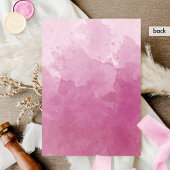 Invitation Chic Mariage d'aquarelle rose mauve