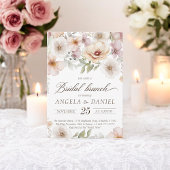 Invitation Chic mariée florale d'être aquarelle Brunch nuptia
