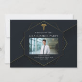 Invitation Chic Médicale School Photo Graduation Party (Devant)