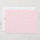 Invitation chic minable de baby shower de lustre (Dos)