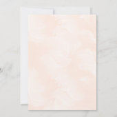 Invitation Chic minimaliste simpliste Peach Fuzz (Dos)