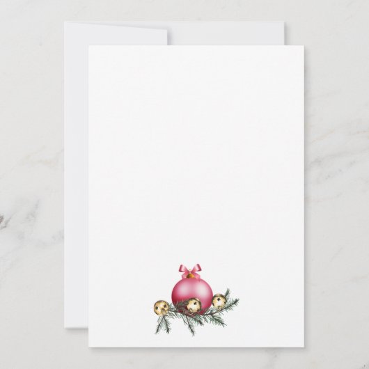 Invitation Chic Modern 40th Christmas Season Birthday Party (Dos)