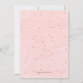 Invitation Chic Moderne brunch et bulle mimosa nuptiale douch (Dos)