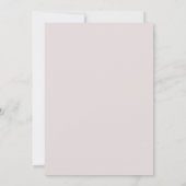 Invitation Chic moderne Pastel Blush Nénuphar Couples Douche (Dos)