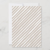 Invitation Chic Neutral Favori Fête des choses (Dos)