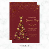 Invitation Chic Noël Tree Fête des Fêtes