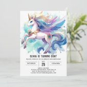 Invitation Chic Online Horse Anniversaire (Debout devant)
