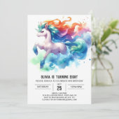 Invitation Chic Online Horse Anniversaire (Debout devant)