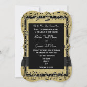 Invitation Chic or élégant mariage (Devant)