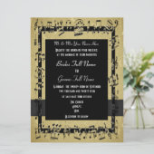 Invitation Chic or élégant mariage (Debout devant)