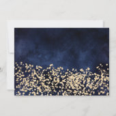 Invitation Chic or parties scintillant marine photo tiara Qui (Dos)