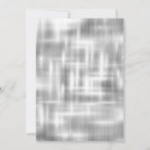 Invitation Chic or rose gold argent pailleté qui coule pour N (Dos)