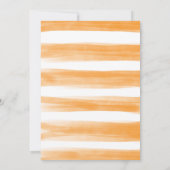 Invitation Chic Orange Drive By Baby shower Citrus Quarantine (Dos)