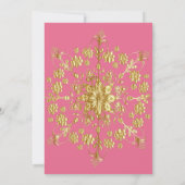 Invitation Chic Ornate Gold Floral (Dos)