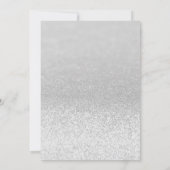 Invitation Chic Parties scintillant argent doux 16 (Dos)