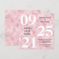 Chic Parties scintillant Rose Étincelle Moderne En