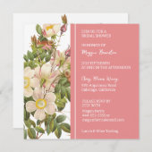 Invitation Chic Peint Primrose Bridal Shower (Devant / Derrière)