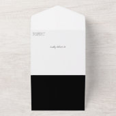 Invitation Chic Photo Bridal Shower + Recette Card (Dehors)