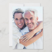Invitation Chic Photo Perle 30e Anniversaire (Dos)