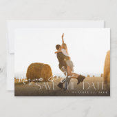 Invitation Chic Photo Strip Enregistrer la date 2 (Devant)