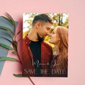 Invitation Chic Photo Suprise Verti Enregistrer la date