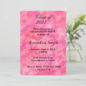 Invitation Chic Pink Graduation Votre Photo (Debout devant)