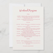 Invitation Chic Pink Tropical Landscape Brunettes Girl (Dos)