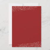 Invitation Chic Poinsettia Christmas Party (Dos)
