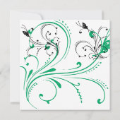 Invitation chic pour une fête de Bachelorette bota (Dos)