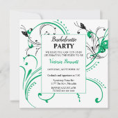 Invitation chic pour une fête de Bachelorette bota (Devant)