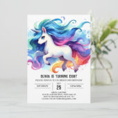 Invitation Chic Printable Horse Anniversaire (Debout devant)
