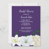 Invitation Chic Purple Bridal (Devant)