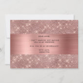Invitation Chic Rose Gold Bridesmaid Proposition (Dos)