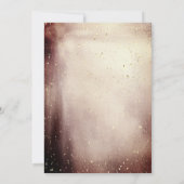 Invitation Chic Rose Gold Robe Confetti 18e anniversaire (Dos)