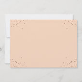 Invitation Chic Rose or Quinceañera robe Arc floral photo (Dos)