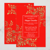 Invitation Chic Royal Bridal Shower (Devant / Derrière)