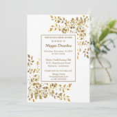 Invitation Chic Royal Bridal Shower (Debout devant)