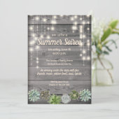 Invitation Chic Rustique (Debout devant)