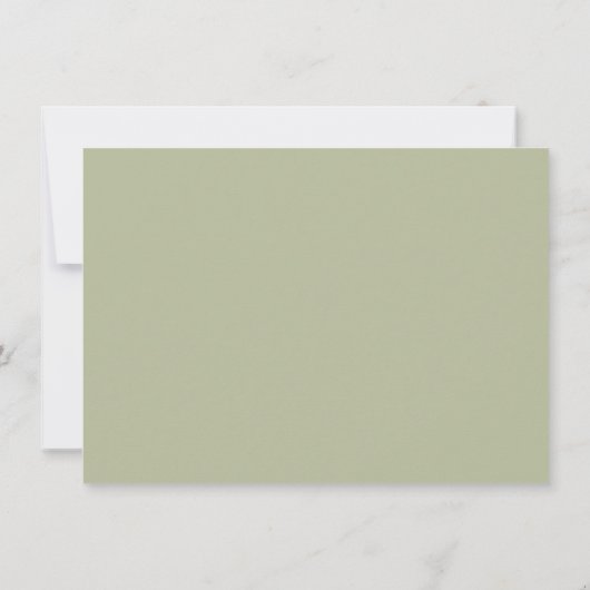 Invitation Chic Sage Green Foliage (Dos)