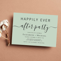 Chic Sage Mariage après la fête