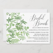 Invitation Chic sauvage de prairie aquarelle mariage de la nu (Devant)