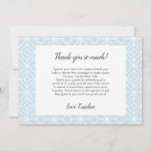 Invitation Chic Script 4 Photo Collage Merci de graduation (Dos)