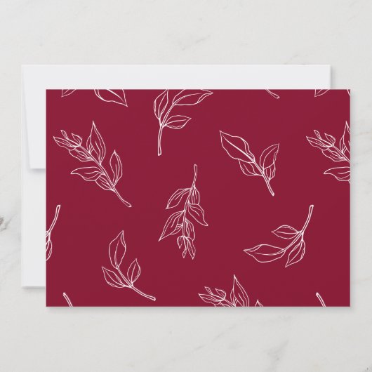 Invitation Chic Script Wedding Enregistrer La Date 2 Photo Co (Dos)