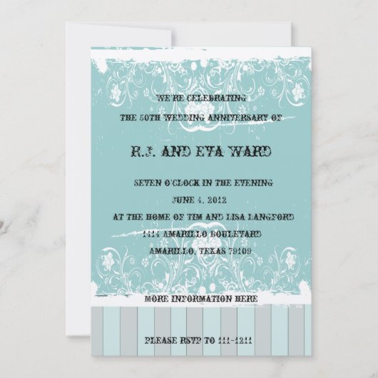 Invitation Chic Shabby (Devant)