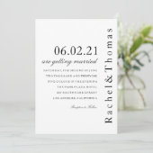 Invitation Chic SideBar (Debout devant)