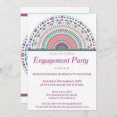 Invitation Chic Sud-Ouest Mandala (Devant / Derrière)