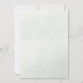 Invitation Chic Sweet 16 Rose Botanical Greenery Anniversaire (Dos)