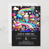 Invitation Chic Sweet Celebration Anniversaire (Devant)