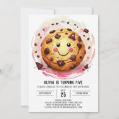 Invitation Chic Sweets Fun Cookies Anniversaire (Devant)